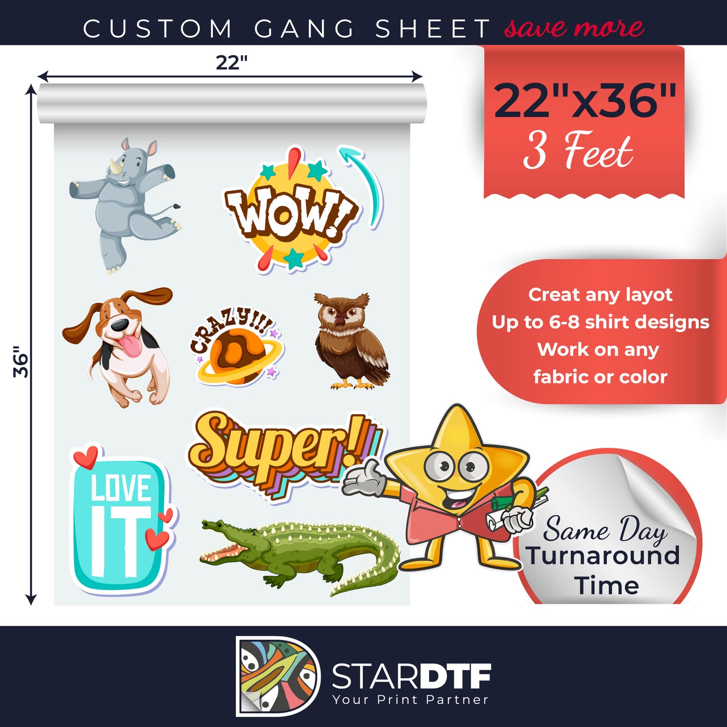 NEW- Gang Sheet Builder