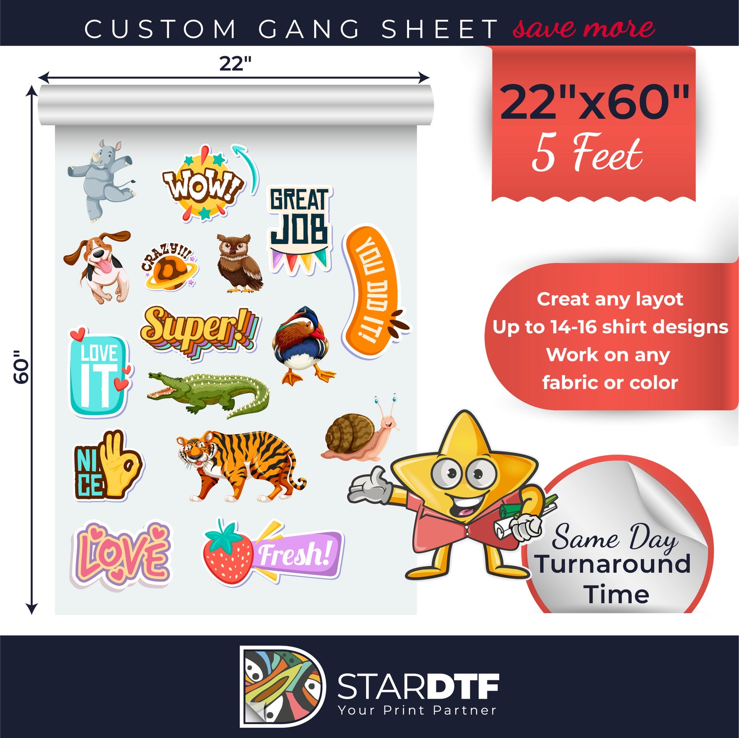 NEW- Gang Sheet Builder